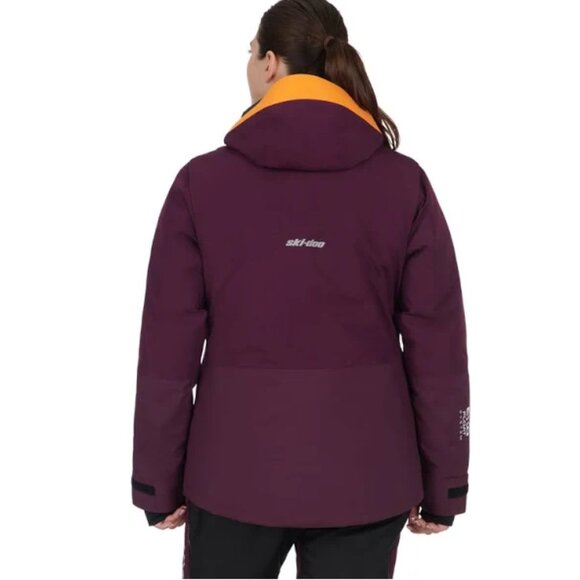 NWT Ski-Doo Women Vasa+ Jacket Snowmobile Ski Jacket Purple Size L $399 AA398 - Picture 2 of 2